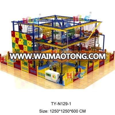 Kid's rope course Indoor Adventure Playground Equipment