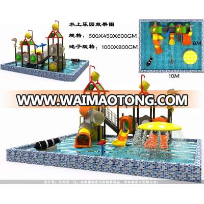 2017 hot sale water park equipment kids plastic water slides for sale