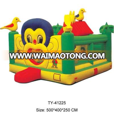 2017 Best Sale Crazy Fun Jumping Castle,Indoor Or Outdoor Commercial Grade Bouncy Castle,0.55mm Pvc Inflatable Bouncer For Sale